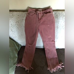 Free People Ankle Frayed jeans